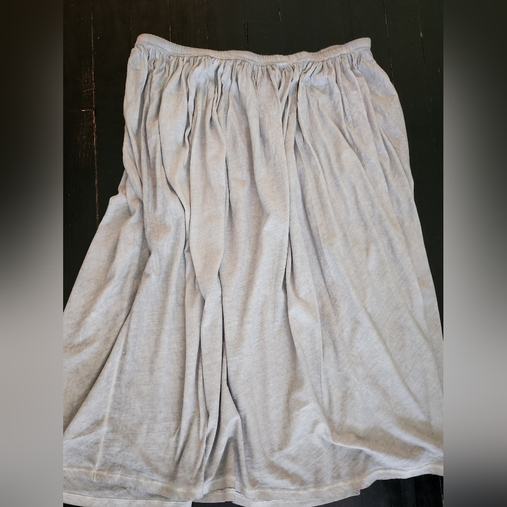 Humanoid Designer Heather Grey Midi Skirt Size Meduim NEW